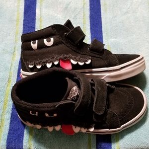 Vans Monster Face SK8-Mid shoes Sz 1